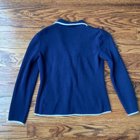 Ralph Lauren Women’s Cotton Crest Knit Blazer - Picture 5 of 5